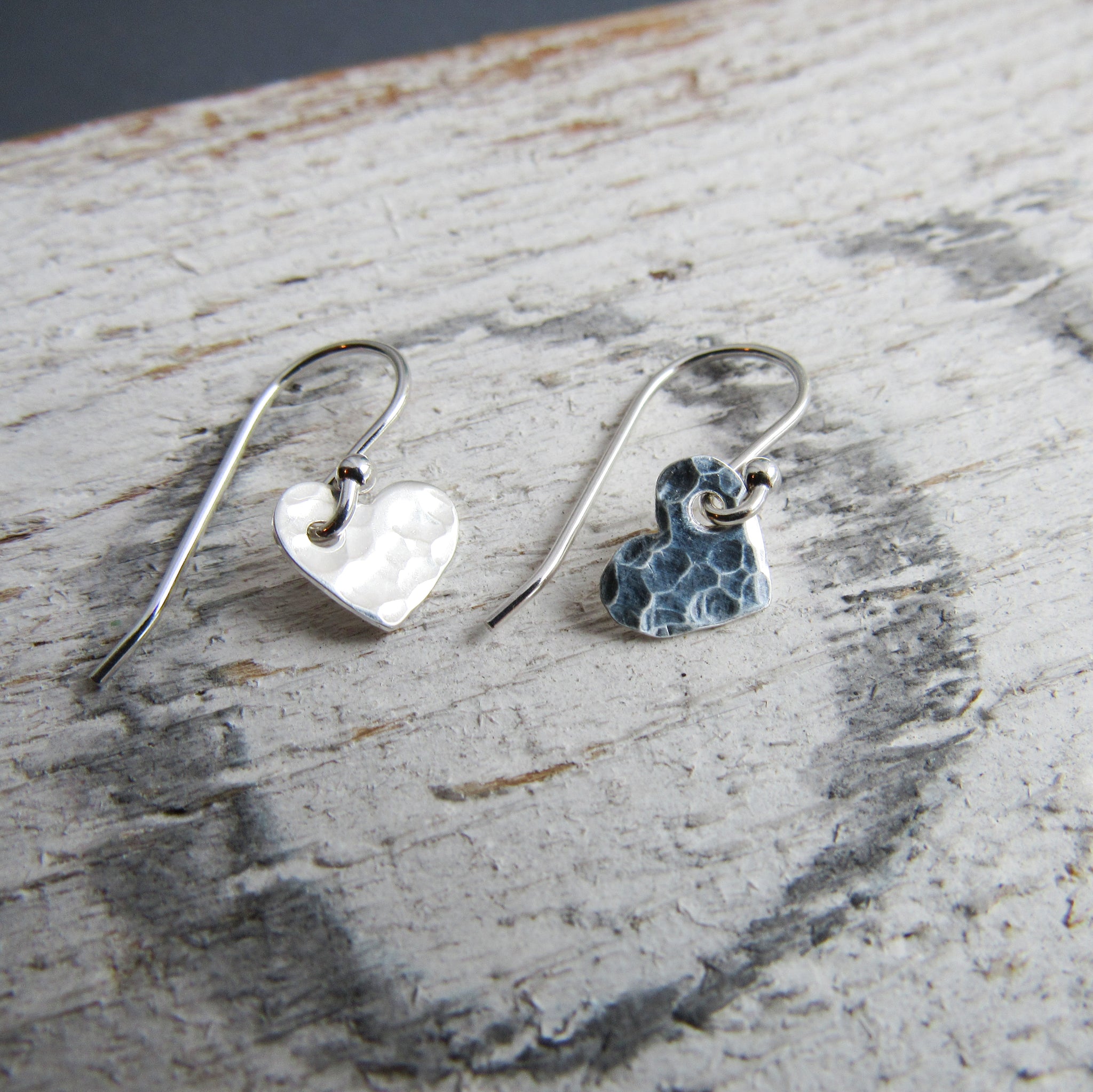 Crowned-Heart silver earrings – Sapling & Flint